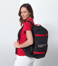 შავი ზურგჩანთა - "Motorsport Fanwear Collection"