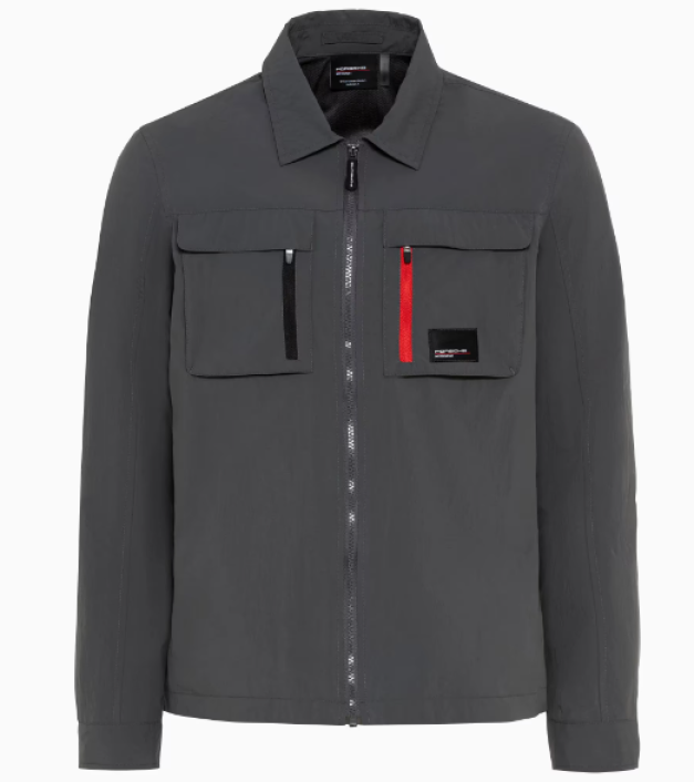 ნაცრისფერი ქურთუკი