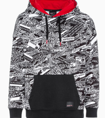 ჰუდი Red/black/white M