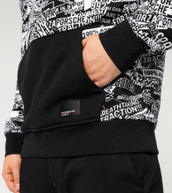 ჰუდი Red/black/white M