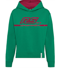 ქალის ჰუდი Green/red