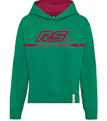 ქალის ჰუდი Green/red